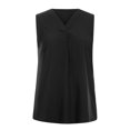 thumbnail image 6 of USSUMA Womens Tops Dressy Casual Summer Womens Tank Tops Loose Fit Summer Tops Casual Sleeveless Shirts V Neck Flowy Camisole Solid Color Tunic Blouses, 6 of 7