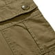 thumbnail image 4 of Pantalones largos lisos informales con bolsillos para exteriores, pantalones clásicos, pantalones de trabajo, pantalones largos de algodón para hombre, 4 of 4