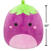 Squishmallows Orginial 12 inch Glena the Purple Eggplant - Childs Ultra Soft Stuffed Plush Toy