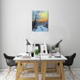 thumbnail image 7 of Spectacular Sunsets12x16 Oil Paintings of Cloudy Forest Scenes, Vintage Wall Prints for Home Office Decor, 7 of 7