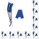 thumbnail image 1 of Injueey Cepillo de limpieza de ventanas resistente a impactos con limpiador de microfibra no deformable plumero para persianas azul + paño Azul + Tela 10Conjunto, 1 of 6