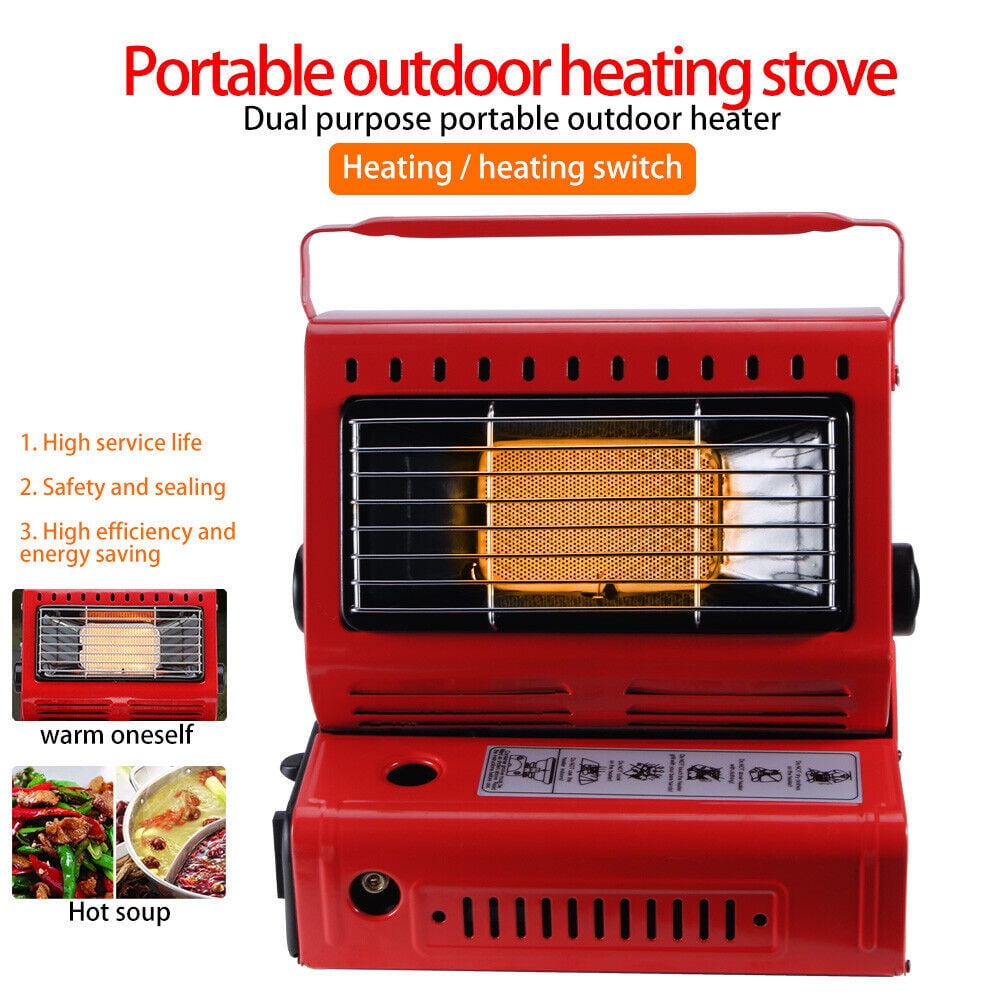 JahyShow Camping Emergency Butane Heater Double Coherent Heat Source
