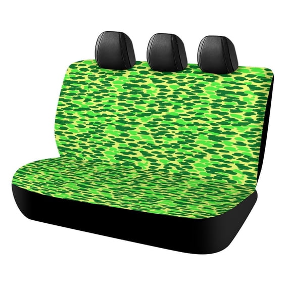 Animal Print Patterns Car Accessories Bench Seat Covers for Cars Print Car Seat Protector Cover for Rear Universal Fit