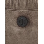 Ashley Furniture Stoneland Power Rocker Recliner, Faux Leather, Adjustable Position, Chocolate