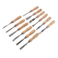 thumbnail image 4 of Carving Hand Chisel, Carbon Steel Blade Beech Handle Portable Hand Chisels 12Pcs Efficient With Wood Storage Box For Woodworking, 4 of 8