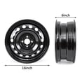 thumbnail image 2 of New 16 x 6 Inch Steel Wheel Rim for 2018-2025 Nissan Kicks, 2 of 9