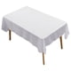 thumbnail image 2 of Mantel rectangular blanco para mesa, mantel rectangular, mantel de rendimiento confiable, 2 of 12