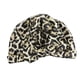 thumbnail image 5 of Moyic Gorros de baño para ducha, gorro elástico impermeable con estampado de flores, gorro rizado, accesorios de peluquería, estampado de leopardo Estampado de leopardo negro 2piezas Moyic CBP381422, 5 of 6