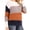 Brown, variant on Odeerbi Sweaters for Women Fall Sweaters 2025 Crew Neck Fashion Long Sleeves Color Matching Loose Tops Blouse Knitted Green