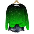 thumbnail image 3 of DDAPJ pyju Christmas Sweatshirt for Women Novelty Holiday Pullover Lightweight Crewneck Sweatshirts Trendy Casual Fall Tops, 3 of 9