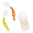 thumbnail image 1 of Nomeni Tableware Baby Feeding Training Spoon 2-In-1 Self-Feeding Baby Spoon Tools Kitchen 2Pcs, 1 of 5