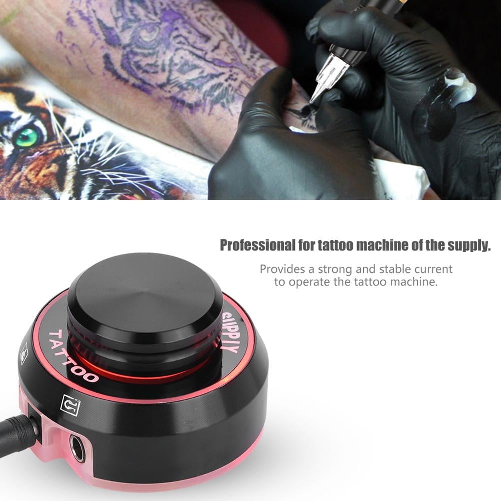 LYUMO Pushbutton Tattoo Atom Power Supply for Tattoo Machine Kit