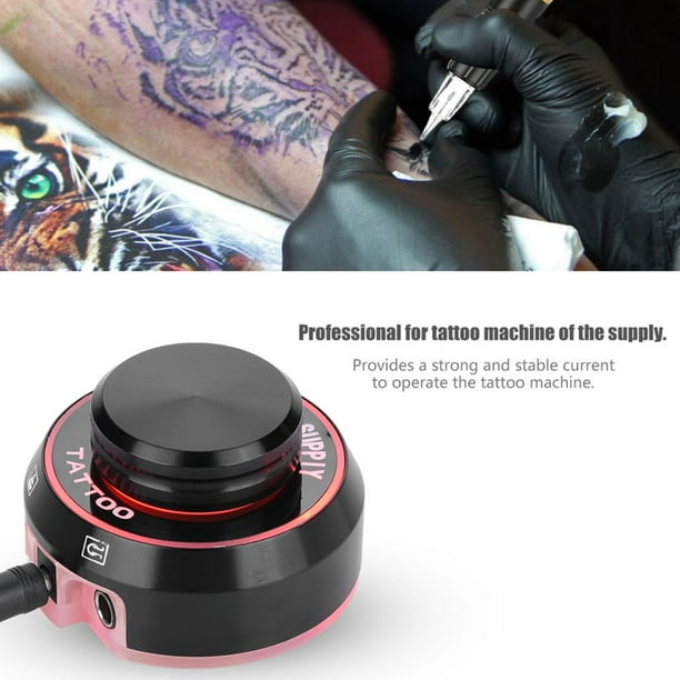 LYUMO Pushbutton Tattoo Atom Power Supply for Tattoo Machine Kit