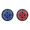 Superheroes Marvel Comics X-MEN Xavier's School Logo 3.5" (2-Pack) Embroidered Iron/Sew-on Applique Patches