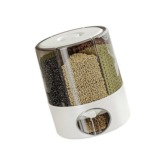 Intelligent Measuring Grains Dispenser With Hygienic Sealed Closure And Rotating Designs For 10kg Bulk Storage