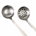thumbnail image 4 of 11.8 Inch Stainless Steel Strainer Spoon B, Long Ergonomic Handle Kitchen Utensil for Cooking Stirring Serving, Slotted Ladle, 4 of 5