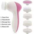 thumbnail image 2 of Face Cleanser Massager, Electric Face Massager,5 In 1 Beauty Face Care Massager Electric Facial Cleanser Body Cleaner Brush Massaging Tool, 2 of 7
