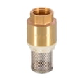 thumbnail image 4 of TISHITA Copper Check Valve Foot Valve Female Connection Heavy Duty Strainer Valve Good Seal Backflow Preventer for Home Garden DN20 with Mesh, 4 of 8