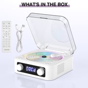 Udreamer Portable CD Players for Home Stereos, Home CD player Portable,CD player with Bluetooth,FM,Stereo Speakers | Lighting