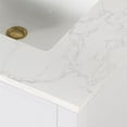 thumbnail image 6 of Gavino 30" Wood Vanity in White with Grain White Composite Stone Top and Mirror, 6 of 12