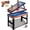 Red & Blue, variant on 54" 4-in-1 Multi Game Table, Swivel Combo Game Table Set with Air Hockey, Foosball, Pool Billiards & Ping Pong, Indoor Arcade Game Table for Kids, Adults, Home & Game Room