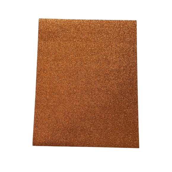 Foamy Diamantado Cobre Tamaño Carta 21.5x27.5 cm espesor 1.6mm con 10 piezas
