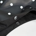 thumbnail image 7 of Hfppkn Polka Dot PU Leather Shoulder Bag Large Capacity Casual Tote Handbag for Commuting 49x10x28cm Black, 7 of 7