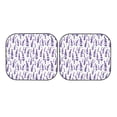 thumbnail image 7 of Balery 2 Piece Lavender Flowers Car Windshield Sun Shade|Foldable Front Windshield Shade for Car Front Window for Most Sedans SUV Truck-, 7 of 7