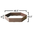 thumbnail image 7 of Modern Home Raised Garden Bed Kit - Stackable Hexagon Modular Flower/Planter Kit, 7 of 7