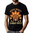 thumbnail image 1 of Camiseta De Los Hombres Cuello Redondo Ropa De Verano Tops De Verano Para La Calle Vacaciones ViajesOne piece, Thanksgiving turkey, T-shirtFine graphic printRound neckHigh street cotton short sleeve, 1 of 8