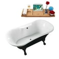 thumbnail image 6 of 68" Streamline N103BL-BL Clawfoot Tub and Tray With External Drain, 6 of 7