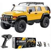 FMS 1:18 Toyota FJ Cruiser Official RTR Remote Control Car RTR Vehicle Models with Intelligent Lighting 3-Ch 2.4GHz Transmitter