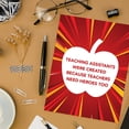 thumbnail image 5 of Koyal Wholesale  Jumbo Teacher Appreciation Cards - Creative Thank You Card with Envelope, Heroes Teacher Assistants, 5 of 5