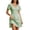 Green, variant on A Line Dress for Women Plus Size Plaid Wrap Dress Short Sleeve V Neck Mini Dress Boho Vacation Beach Clothes