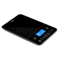 Ozeri Touch III 22 lbs (10 kg) Baker’s Kitchen Scale with Calorie Counter, in Tempered Glass