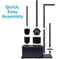 thumbnail image 3 of All in one toilet brush, plunger toilet paper holder Bath Set Black, 3 of 6
