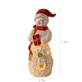 thumbnail image 3 of Ywbawe Light Up Resin Snowman Christmas Ornament Night Light Tabletop Figurine for Holiday Decor, 3 of 7