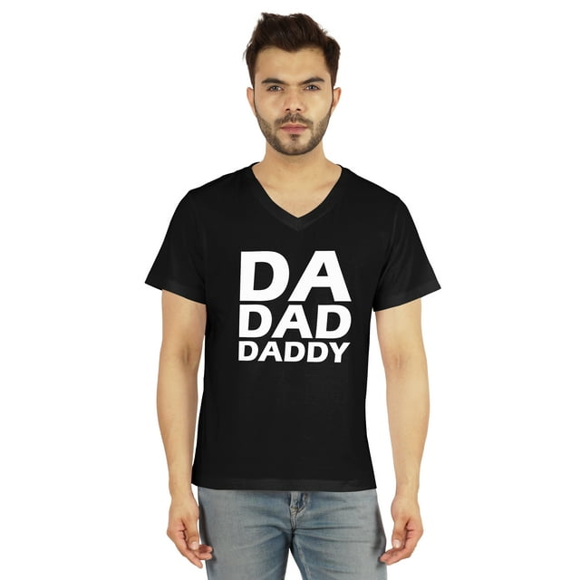 Inkmeso Mens Tshirt Da Dad Daddy€ Graphic Tshirt For Dad Gift Tee Shirt For First Time Daddy