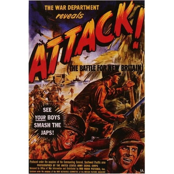 Posterazzi MOV198777 Attack Movie Poster - 11 x 17 in.