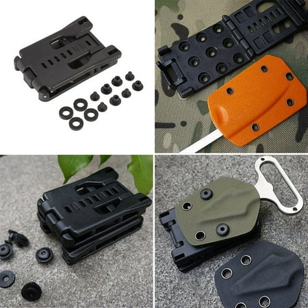 Scabbard Fish - Useful Camping Belt Clip K Sheath Kydex Scabbard Belt Clip Waist Clamp Hunting