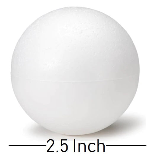150mm 6 inch 15cm Polystyrene Balls in 2 HOLLOW HALVES for craft & decoration