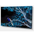 thumbnail image 2 of Beautiful Bird on Flowering Branch - Floral Canvas Art Print, 2 of 3