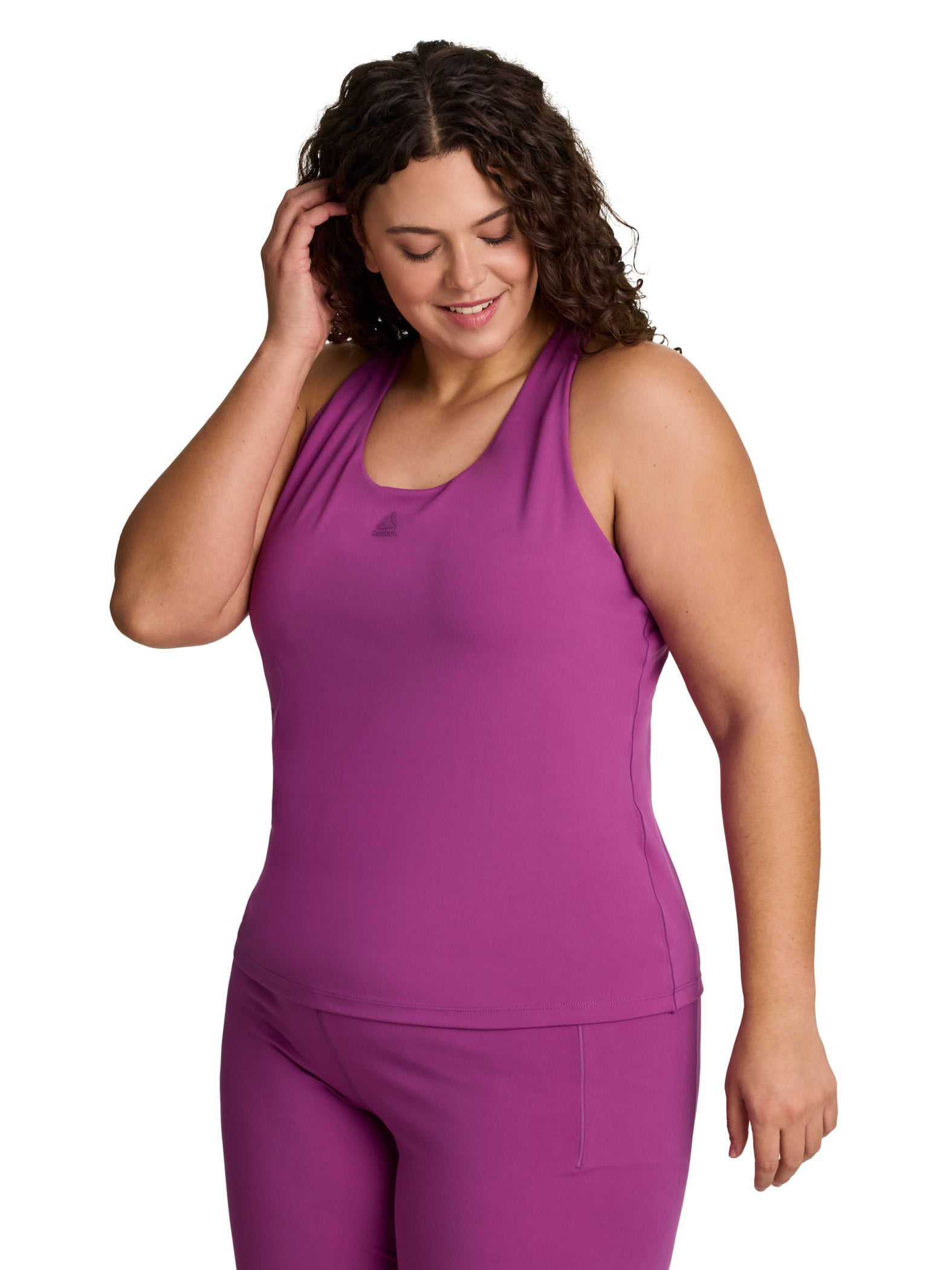 Reebok Women's Medium Impact Move Bra Tank with Removable Cups, Sizes XS-4X