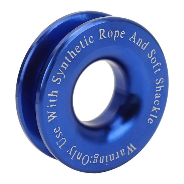 Winch Snatch Recovery Ring Aluminum Alloy 17637lbs Winch Snatch Block Pulley Towing Ring for ATV UTV SUV Truck