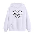 thumbnail image 4 of Girls Pullover Sweatsuit Casual Sweatpants Loungewear Set Long Sleeve Tracksuit Workout Sets Kids Clothes 2-14 Years, 4 of 6
