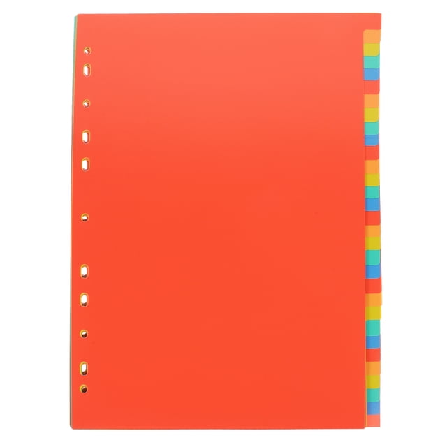 MIANGASTORE 31 Sheets Office Subject Divider Binder Notebook Index Page Notebook Page Divider