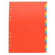 SHISUYAN 31 Sheets A4 Binder Divider File Divider Subject Divider for Binder Notebook for School Office