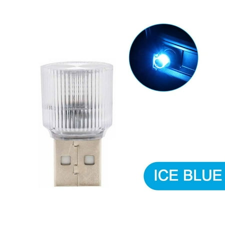 

Mini USB LED Lamp Bulb Car Interior Neon Atmosphere Ambient Light Universal