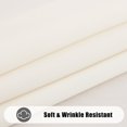 thumbnail image 3 of Smiry Waterproof Rectangle Tablecloth, 60x102 Beige Polyester Table Cloth, Decorative Table Cover, 3 of 7