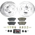 thumbnail image 3 of PowerStop Rear Z23 Evolution Sport Carbon-Fiber Ceramic Brake Pad and Drilled & Slotted Rotor Kit Fits: MITSUBISHI Select Models K8381, 3 of 10